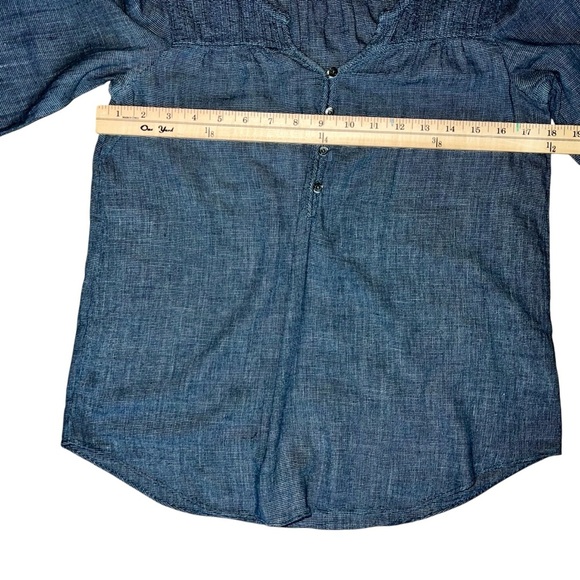 Banana Republic Slim Fit Pearl Snap Mens Size Medium - Picture 7 of 8